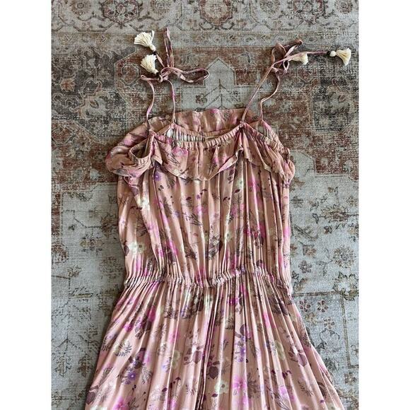 Spell and The Gypsy Collective Wild Bloom Strappy Maxi Dress in Blush Size S - Picture 3 of 9